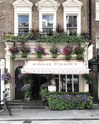 Palm Court Covent Garden London England Palm Court Shop Facade Tea Room Decor