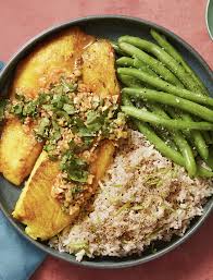 Ginger Turmeric Tilapia Hello Fresh Recipes Pescatarian Recipes Cooking Seafood