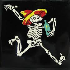 Mexican Talavera Tiles Day Of The Dead Talavera Tile Talavera Tiles Mexican Art Talavera