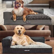 The mattress conforms to the shape of your dog and also helps in. Kirkland Signature Memory Foam Bolster In Two Designs 36 X 42 Costco Uk