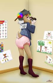 Forced Diaper Furry Bondage Comic