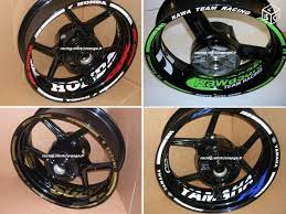 Honda Stickers Sticker Jante Honda Kawasaki Yamaha Suzuki Ver Pr Equipement Moto Val Moto Yamaha Equipement Moto Moto