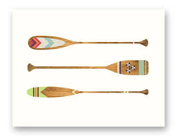 Paddle Away Nature Outdoor Art Print Wall By Woodenpencilco 18 00 Home Decor Decoration Image Pict Canoe Paddle Art Cottage Chic Decor Lake Cottage Decor