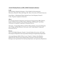 Award Winning Posters at 2002 ANREP National Conference Gold Florida Master  Naturalist Program: a New Model for Environmental Ed