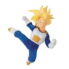 GOHAN NIÑO SUPER SAYAYIN LANZANDO PATADA DRAGON BALL Z BANPRESTO 3 PULGADAS