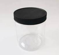 China 500ml Black Plastic Jars With Lids Manufacturers ...