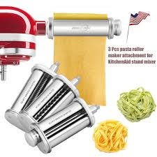 Maybe you would like to learn more about one of these? 3pcs Pasta Roller Cutter Maker Stand Mixer Attachment Set For Kitchen Aid Set Us Ebay