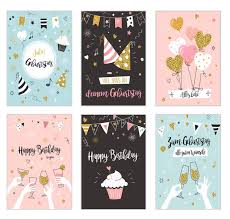 Für einen guten ausdruck einer karte ist ein dickeres papier kartonpapier mit 120 g/m² oder höher, oder besser fotopapier zu. Edition Seidel Set 6 Exklusive Geburtstagskarten Mit Umschlag Gluckwunschkarte Grusskarte Zum Geburtstag Grusskartenkaufen De
