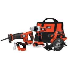 Black And Decker 20 Volt Lithium Battery And Charger Combo Black Decker Bdcd2204kit 20 Volt Max Lithium Ion 4 Tool Combo Kit Black Decker Combo Kit Solar Shop