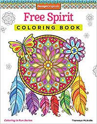 These are my favorite coloring books for adults! Free Spirit Coloring Book Coloring Is Fun Design Originals 32 Whimsical Quirky Art Activities From Thaneeya Mcardle On High Quality Extra Thick Perforated Pages That Resist Bleed Through Thaneeya Mcardle 0023863055321 Amazon Com Books