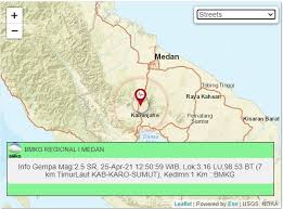 Lempeng bumi selalu bergerak saling menjauh, bertumbukan, dan berpapasan. Gempa Bumi Tektonik Di Karo Dengan Magnitudo 2 5