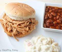 Easy Crock Pot Bbq Pulled Pork Yummy Healthy Easy