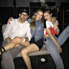 Blake lively ретвитнул(а) young center for immigrant children's rights. Blake Lively Trolls Ryan Reynolds In Honor Of Gigi Hadid S Birthday E Online