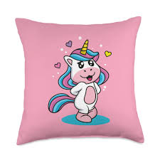 Amazon.com: Unicorn Gift Ideas For Kids And Adults Beautiful Rainbow Heart  Love Unicorn Throw Pillow, 18x18, Multicolor : Home & Kitchen
