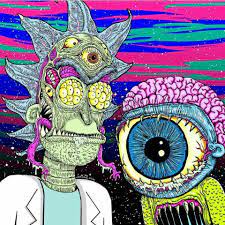 An awkward, impressionable, and somewhat spineless teenage boy. Rick And Morty Trippy Acid Wallpapers Top Free Rick And Morty Trippy Acid Backgrounds Wallpaperaccess