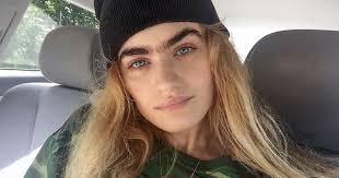 Model Refuses To Pluck Her Unibrow Challenges Beauty Stereotypes Blonde Hair Girl Unibrow Long Hair Girl