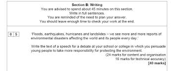 Mark your answers on the you may write on the question paper, but you must mark your answers in pencil on the answer sheet. Wrcenglanglit On Twitter Further Examples Of English Language Paper 2 Question 5 Section B Tasks