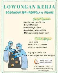Loker pabrik masker mojoagung / pabrik pembuat masker kebanjiran order akibat virus corona. Lowongan Kerja Pabrik Packaging Hasil Laut Lamongan Atmago