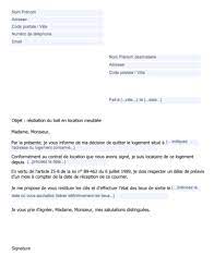 Comment donner son préavis ? Resiliation Du Bail Meuble Preavis Lettre De Resiliation Bail Etudiant Avostart