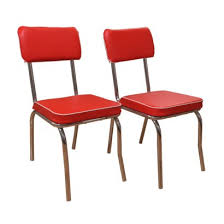 2 Pk Retro Dining Chair Red Opens In A New Window Dining Chairs Fabric Dining Chairs Retro Dining Chairs
