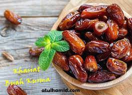 Air tu nabi minum & buah kurma yang dah lembik tu, nabi telan sekali. Khasiat Buah Kurma Atul Hamid