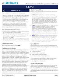 Cliche Definition Examples Litcharts A Concise Definition Of Cliche Along With Usage Tips An Book Writing Tips Novel Writing Outline Writing Outline