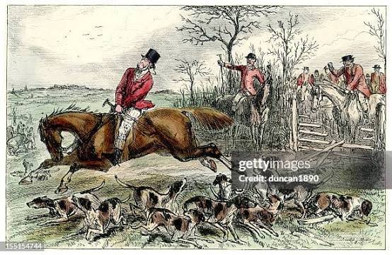 220 Fox Hunting Painting Stock Photos, High-Res Pictures, and Images - Getty Images