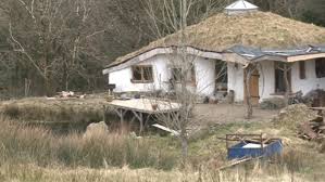 This hobbit house was built by simon and his father in law with help from passers by and visiting friends in 4 months. Couple Fight To Save Hobbit House Wales Itv News
