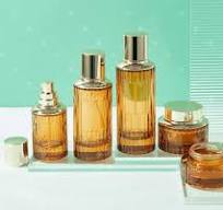 Amber glass lotion bottles with cream jars sets 30g 50g 40ml ...