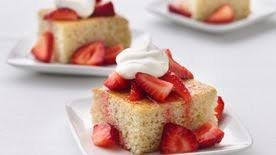 Bisquick shortcake recipe bisquick strawberry shortcake shortcake biscuits shortcake recipe easy just desserts dessert recipes homemade pour into greased loaf pan (9 x 5). Strawberry Shortcake Squares Recipe Bettycrocker Com