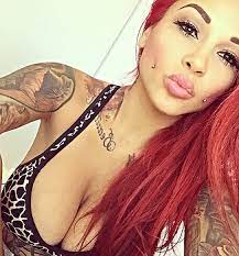 Brittanya Razavi Red Hair Car Tuning Red Hair Dimple Piercing Hair