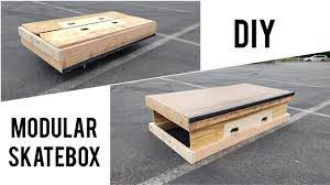How To Make Easy To Store Portable Skateboard Grind Box - Youtube