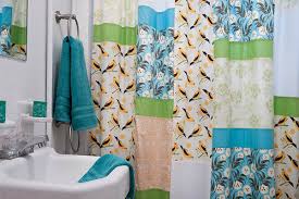 Hookless and extra long these bathroom curtains feature crisp and colorful prints on the front with a white reverse side. Diy Shower Curtain Ideas Networx