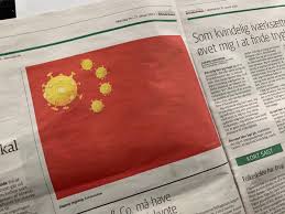 The newspaper proving latest news on politics, sports (football/soccer, golf, tennis, cycling) danish daily business newspaper featuring latest news on economy, personal finance, it, media, careers, transportation, book reviews, and more. Kristianrhholt On Twitter Chinese Rage On Weibo Over Catoon In Danish Newspaper Jyllandsposten Showing Chinese Flag With Corona Danish Newspaper Publish Cartoon Demeaning China 85 37 Mio Views 12k Retweets 29k Kommetarer
