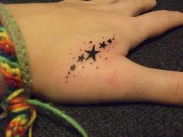 The red star and the lifetime lettering hold special meaning for the man and that is why he got them carved on. 109 Small Hand Tattoos For Men And Women 2020