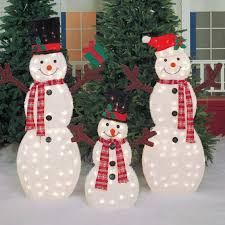 Maybe you would like to learn more about one of these? Everstar Fluffy Snowman Family 3 Pc Lighted Sculpture Christmas Outdoor Decor Patio Garden Garage Shop The Exchange