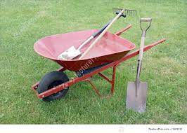Maybe you would like to learn more about one of these? Tools Supplies Wheelbarrow With Garden Tools Stock Picture I1802533 At Featurepics