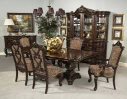 Create a backyard oasis with a teak outdoor dining table. Grand European Dining Set A R T Furniture