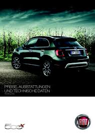 2019 Fiat 500x 120th Pdf 868 Kb Data Sheets And Catalogues German De