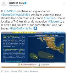 Velocidad del viento, dirección del viento, presión atmosférica, temperatura, humedad y visibilidad en acapulco. Temporada De Lluvias 2021 Dos Zonas De Inestabilidad En El Pacifico Dejarian Lluvias En Estos Estados El Informador