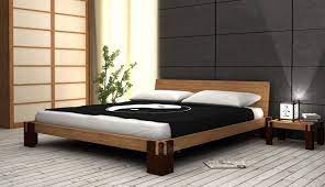 The amaya bed frame is a japanese themed platform bed with a wonderful match of minimalist design with utility. Japanese Style Bed Idfdesign