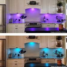 It is a form of task lighting for preparing food, Bason Rgb Led Under Cabinet Lighting Closet Puck Lights Color Changing For Kitchen Shelf Decoration 20 Colors Dimmable Remote Led Shelf Light Cabinet Led Lightsled Kitchen Light Aliexpress
