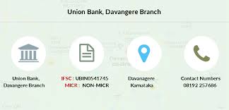 Union Bank Davangere Ifsc Code Ubin0541745