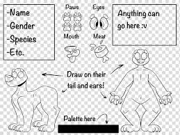 Fu Feral Anthro Reference Sheet Base Transparent Background Png Clipart Hiclipart Drawing bases, позы для рисования. fu feral anthro reference sheet base