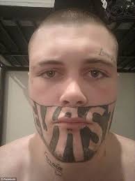 Notorious big tattoos | bigest tattoo gallery of best tattoo ideas, tattoo motive and designs, best tattoo artists and tattoo models from all over the world. Tattooed Gangster With Notorious Inked On His Face Opens Up About Job Struggles Daily Mail Online