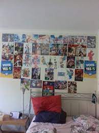 Manga wall room design pinterest pages. My Anime Wall Anime Room Kawaii Room Cool Room Designs
