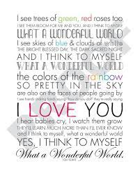 Louis Armstrong What A Wonderful World Printable Etsy What A Wonderful World Wonders Of The World Louis Armstrong Songs