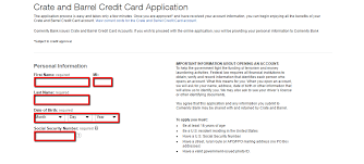 I started that thread 3 hours ago. How To Apply To Crate And Barrel Credit Card Creditspot