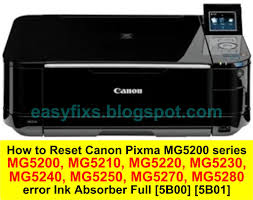 Auch zu hause sollte solch ein gerät verfügbar sein. Easyfixs Fixed Ink Absorber Full Error 5b00 5b01 1700 On Canon Mg5200 Series