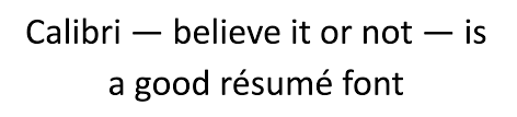 is your resume font hurting your job